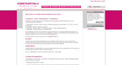 Desktop Screenshot of hobbykarton.nl